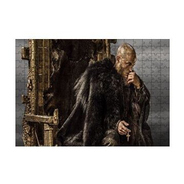 Cakapuzzle Vikingler Taht Travis Fimmel 120 Parça Ahşap Puzzle