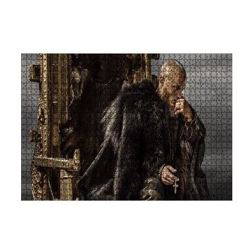 Cakapuzzle Vikingler Taht Travis Fimmel 120 Parça Ahşap Puzzle