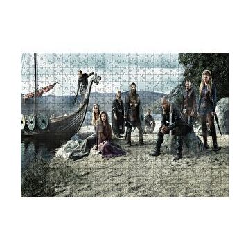 Cakapuzzle Vikingler Tüm Karakterler 120 Parça Ahşap Puzzle