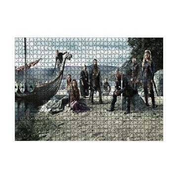 Cakapuzzle Vikingler Tüm Karakterler 120 Parça Ahşap Puzzle