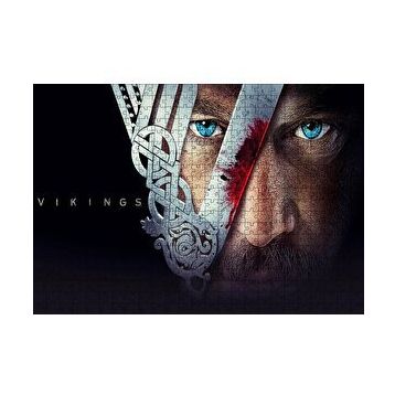 Cakapuzzle Vikng Dizi Afişi 120 Parça Ahşap Puzzle