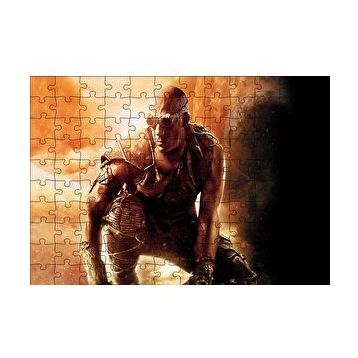 Cakapuzzle Vin Diesel Riddick 2013 Film Afişi 120 Parça Ahşap Puzzle