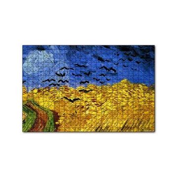 Cakapuzzle Vincent Van Gogh Buğday Tarlası Ve Kargalar 120 Parça Ahşap Puzzle