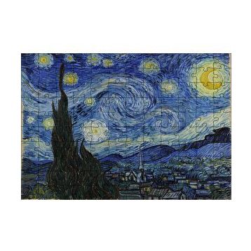 Cakapuzzle Vincent Van Gogh Deliliğin Kıyılarında 120 Parça Ahşap Puzzle