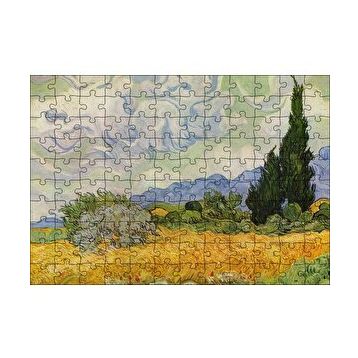 Cakapuzzle Vincent Van Gogh Selvili Buğday Tarlası 120 Parça Ahşap Puzzle