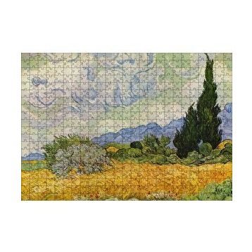 Cakapuzzle Vincent Van Gogh Selvili Buğday Tarlası 120 Parça Ahşap Puzzle