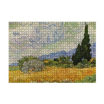 Cakapuzzle Vincent Van Gogh Selvili Buğday Tarlası 120 Parça Ahşap Puzzle