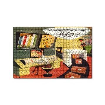 Cakapuzzle Vintage Üretim ve Depo Sorumlusu 120 Parça Ahşap Puzzle