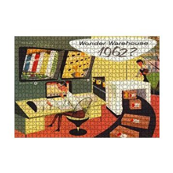 Cakapuzzle Vintage Üretim ve Depo Sorumlusu 120 Parça Ahşap Puzzle