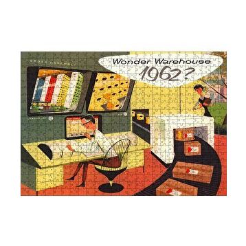 Cakapuzzle Vintage Üretim ve Depo Sorumlusu 120 Parça Ahşap Puzzle