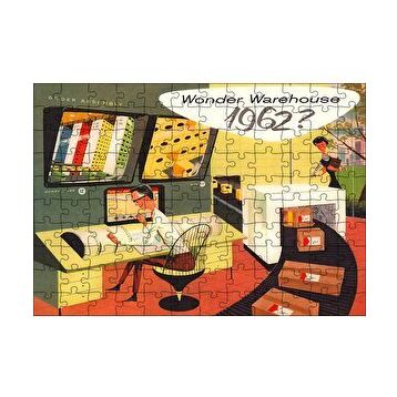 Cakapuzzle Vintage Üretim ve Depo Sorumlusu 120 Parça Ahşap Puzzle