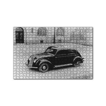 Cakapuzzle Volvo PV36 Carioca Bina Önünde Park 120 Parça Ahşap Puzzle