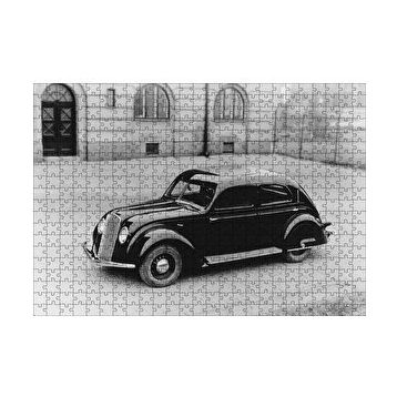 Cakapuzzle Volvo PV36 Carioca Bina Önünde Park 120 Parça Ahşap Puzzle