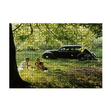 Cakapuzzle Volvo PV36 Carioca İle Bir Çiftin Piknik Keyfi 120 Parça Ahşap Puzzle