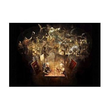 Cakapuzzle Witcher Macera Oyunu Kahramanları Görseli 120 Parça Ahşap Puzzle
