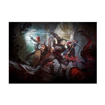 Cakapuzzle Witcher Macera Oyunu Savunma Görseli 120 Parça Ahşap Puzzle