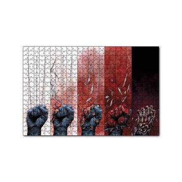 Cakapuzzle Wolverine Ölümü Çizgi Roman Kapağı Görseli 120 Parça Ahşap Puzzle