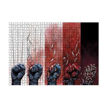 Cakapuzzle Wolverine Ölümü Çizgi Roman Kapağı Görseli 120 Parça Ahşap Puzzle