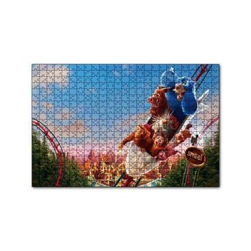 Cakapuzzle Wonder Park Roller Coaster 120 Parça Ahşap Puzzle