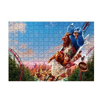 Cakapuzzle Wonder Park Roller Coaster 120 Parça Ahşap Puzzle