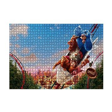 Cakapuzzle Wonder Park Roller Coaster 120 Parça Ahşap Puzzle