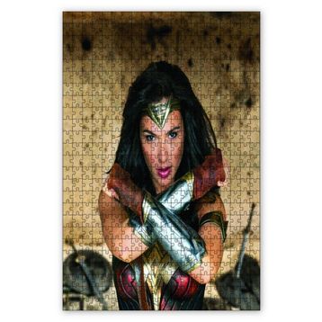 Cakapuzzle Wonder Woman Gal Gadot 120 Parça Ahşap Puzzle