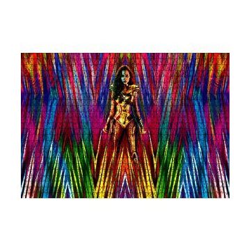 Cakapuzzle Wonder Woman Rengarenk Şeritler 120 Parça Ahşap Puzzle
