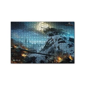 Cakapuzzle World of Tanks İsveç Tank Destroyeri 120 Parça Ahşap Puzzle