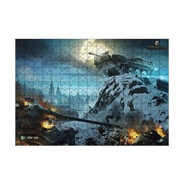 Cakapuzzle World of Tanks İsveç Tank Destroyeri 120 Parça Ahşap Puzzle