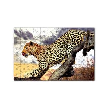 Cakapuzzle Yaban Hayat Leopar Hayvan Görseli 120 Parça Ahşap Puzzle