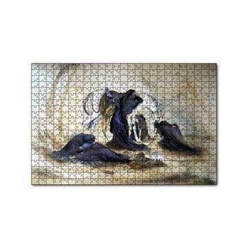Cakapuzzle Yağlı Boya Kerbela Ağıt Resmi 120 Parça Ahşap Puzzle