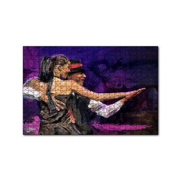 Cakapuzzle Yağlı Boya Resmi Dans Figürü Görseli 120 Parça Ahşap Puzzle
