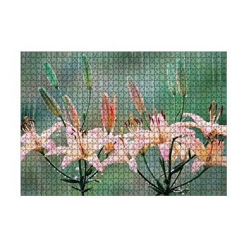 Cakapuzzle Yağmur Ve Zambak Yaprakları 120 Parça Ahşap Puzzle