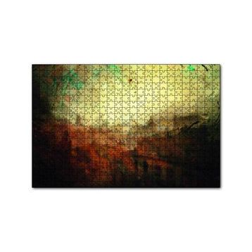 Cakapuzzle Yağmurda Şehir Sanat 120 Parça Ahşap Puzzle