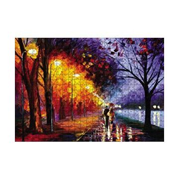 Cakapuzzle Yağmurda Yürüyen Çift 120 Parça Ahşap Puzzle