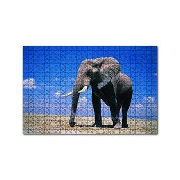 Cakapuzzle Yalnız Fil 120 Parça Ahşap Puzzle