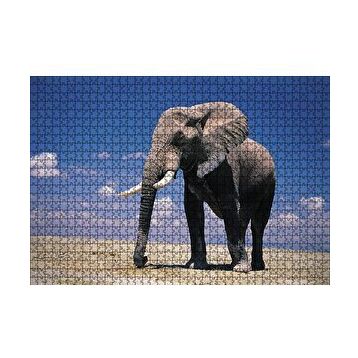 Cakapuzzle Yalnız Fil 120 Parça Ahşap Puzzle