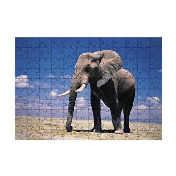 Cakapuzzle Yalnız Fil 120 Parça Ahşap Puzzle