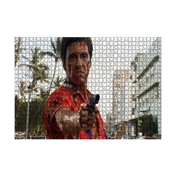 Cakapuzzle Yaralı Yüz Kan Revan İçinde 120 Parça Ahşap Puzzle