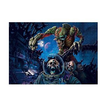 Cakapuzzle Yaratıkların Savaşı İllüstrasyon 120 Parça Ahşap Puzzle