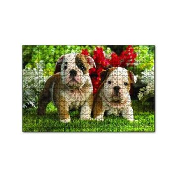 Cakapuzzle Yavru Bulldogs 120 Parça Ahşap Puzzle