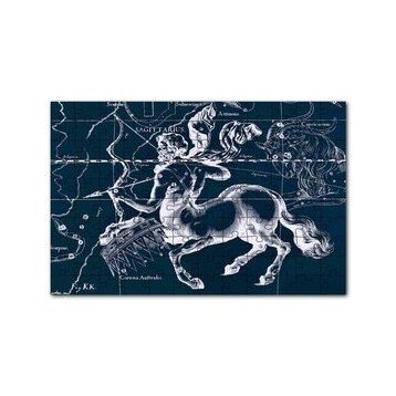 Cakapuzzle Yay Burcu Görseli Siyah Beyaz 120 Parça Ahşap Puzzle