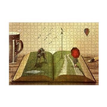 Cakapuzzle Yazarın Kreatif Dünyası 120 Parça Ahşap Puzzle