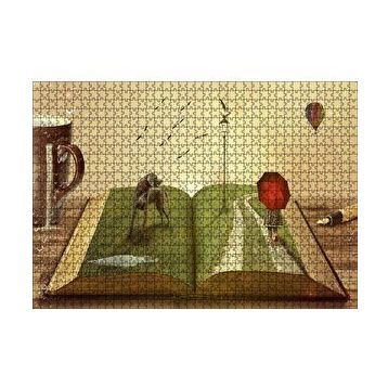 Cakapuzzle Yazarın Kreatif Dünyası 120 Parça Ahşap Puzzle