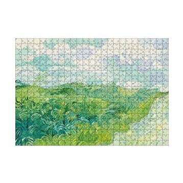 Cakapuzzle Yeşil Buğday Tarlaları Vincent Van Gogh 120 Parça Ahşap Puzzle