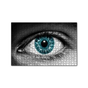 Cakapuzzle Yeşil Göz İris Makro 120 Parça Ahşap Puzzle
