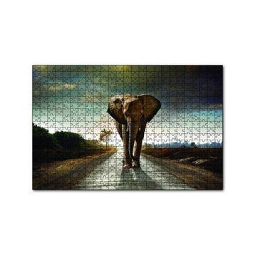 Cakapuzzle Yoldaki Fil 120 Parça Ahşap Puzzle