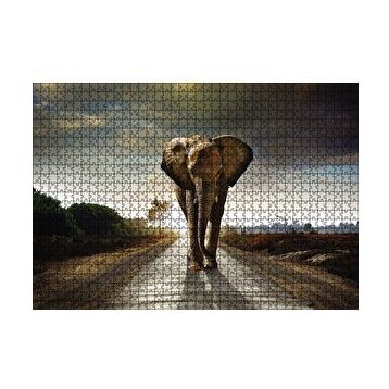 Cakapuzzle Yoldaki Fil 120 Parça Ahşap Puzzle