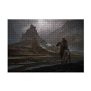 Cakapuzzle Yorgun Savaşçının Kaleye Dönüşü 120 Parça Ahşap Puzzle