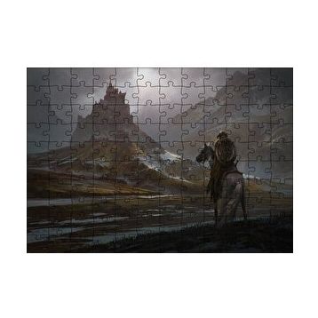 Cakapuzzle Yorgun Savaşçının Kaleye Dönüşü 120 Parça Ahşap Puzzle